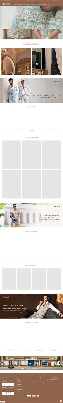 Asuka Couture Luxury Fashion eCommerce