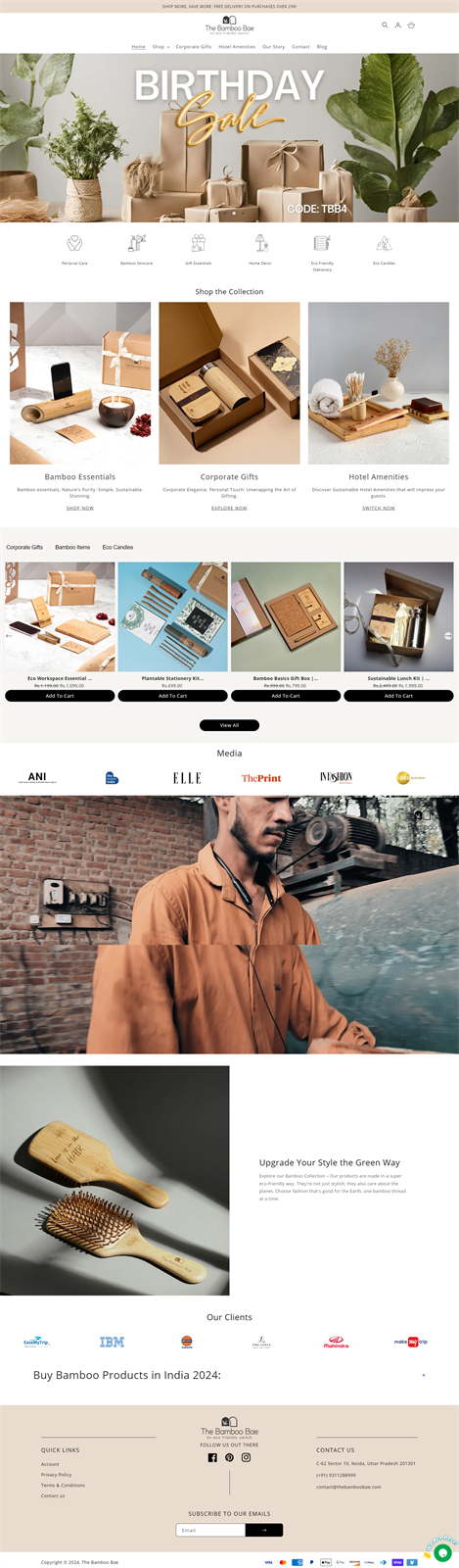 The Bamboo Bae Sustainable eCommerce